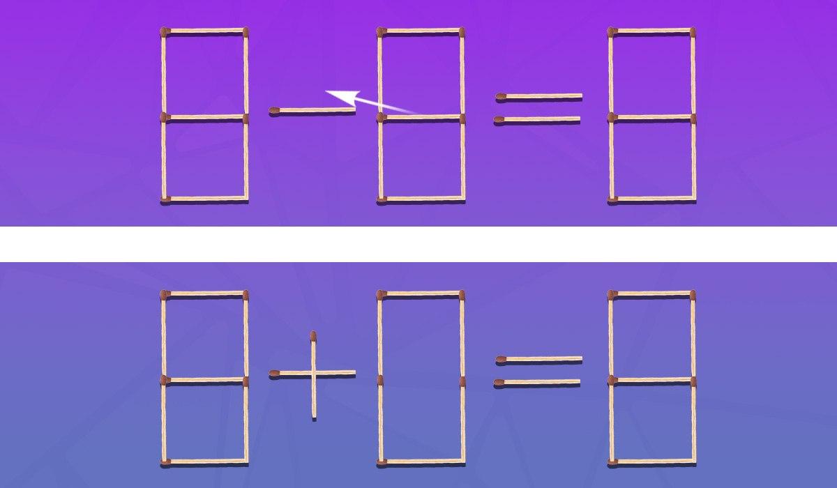 Která shoda a kam ji přesunout, aby byla rovnost pravdivá: záludný IQ test