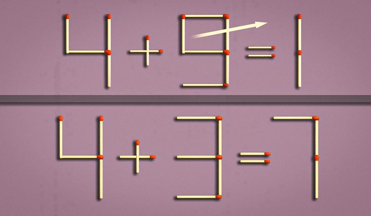 Pouze 2 % lidí dokáží opravit rovnost za 8 sekund: zápalkový test pro testování IQ