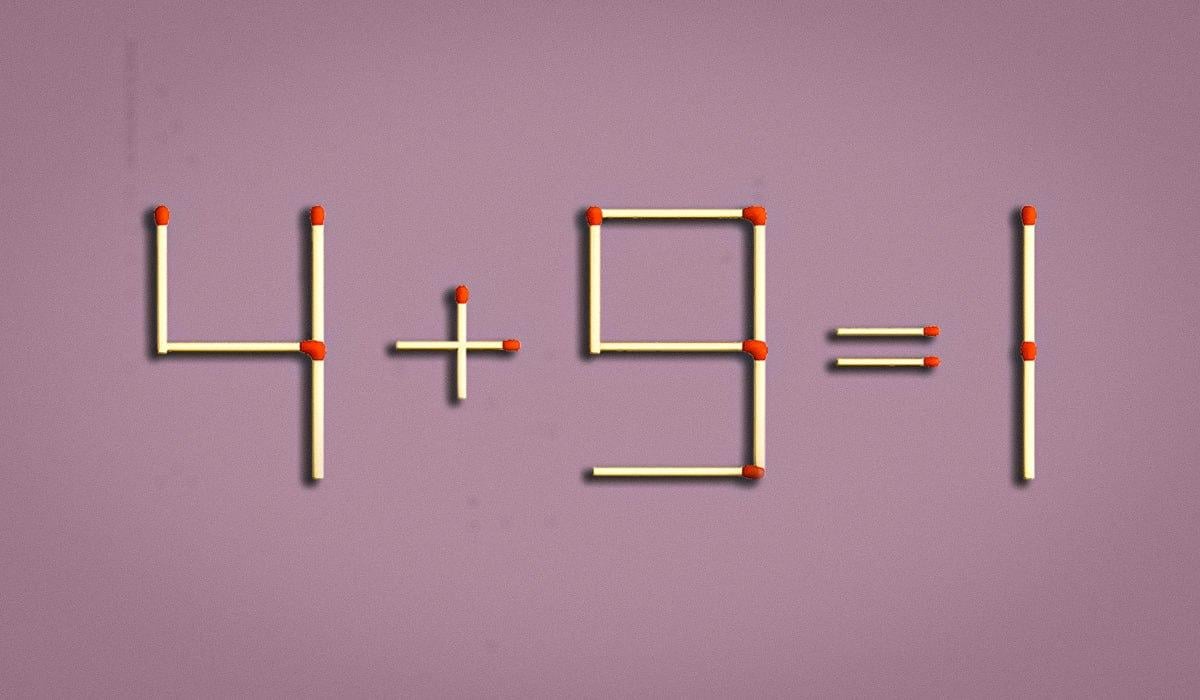 Pouze 2 % lidí dokáží opravit rovnost za 8 vteřin: zápalkový test pro testování IQ
