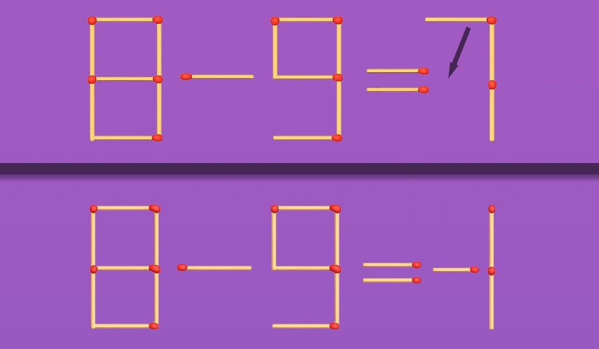 Obtížný IQ test: během 15 sekund musíte přemístit pouze 1 zápalku.