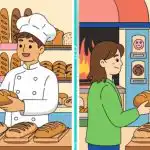 IQ test: najděte 3 rozdíly na obrázku pekaře za 25