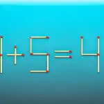 Musíte přetáhnout 2 zápalky a rovnost se stane správnou: rychlý IQ test Musíte přetáhnout 2 zápalky a rovnost se stane správnou: rychlý