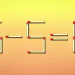 Stačí, když za 10 vteřin přemístíte jednu sirku: test inteligence Stačí, když za 10 vteřin přemístíte jednu sirku: test inteligence